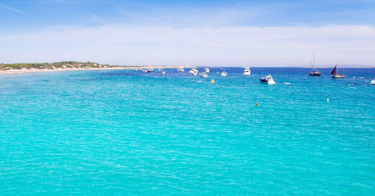 Ses Salines beach.
