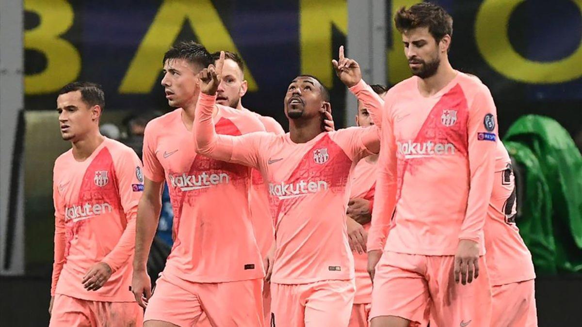 El Barça estrenó su tercera equipación frente al Inter