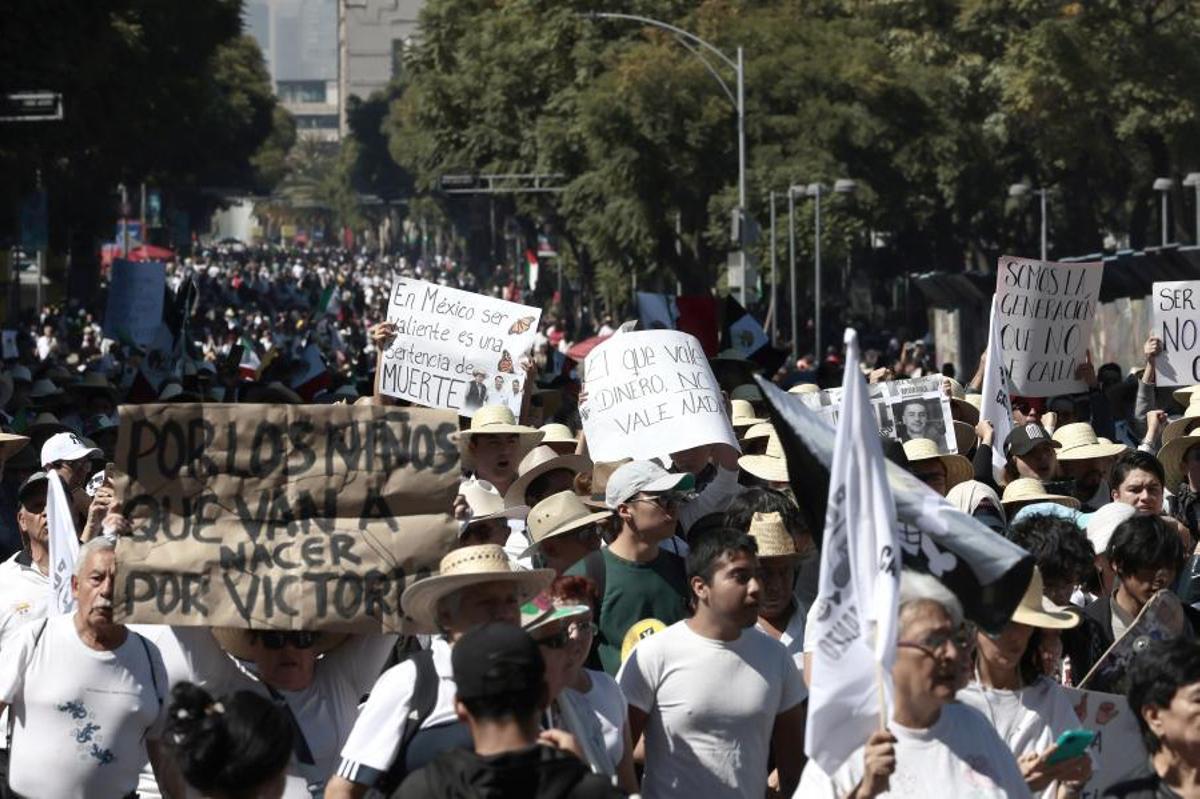 Incidentes en la marcha de la ‘Generación Z’ contra la corrupción en México