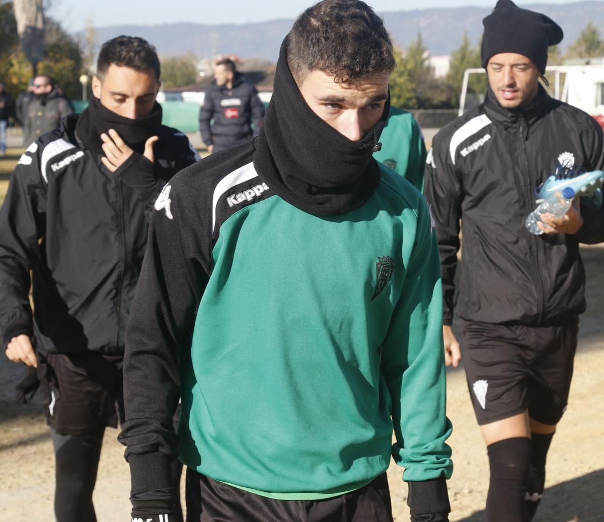 Primer entrenamiento de Jorge Romero tras hacerse cargo del primer equipo del CCF