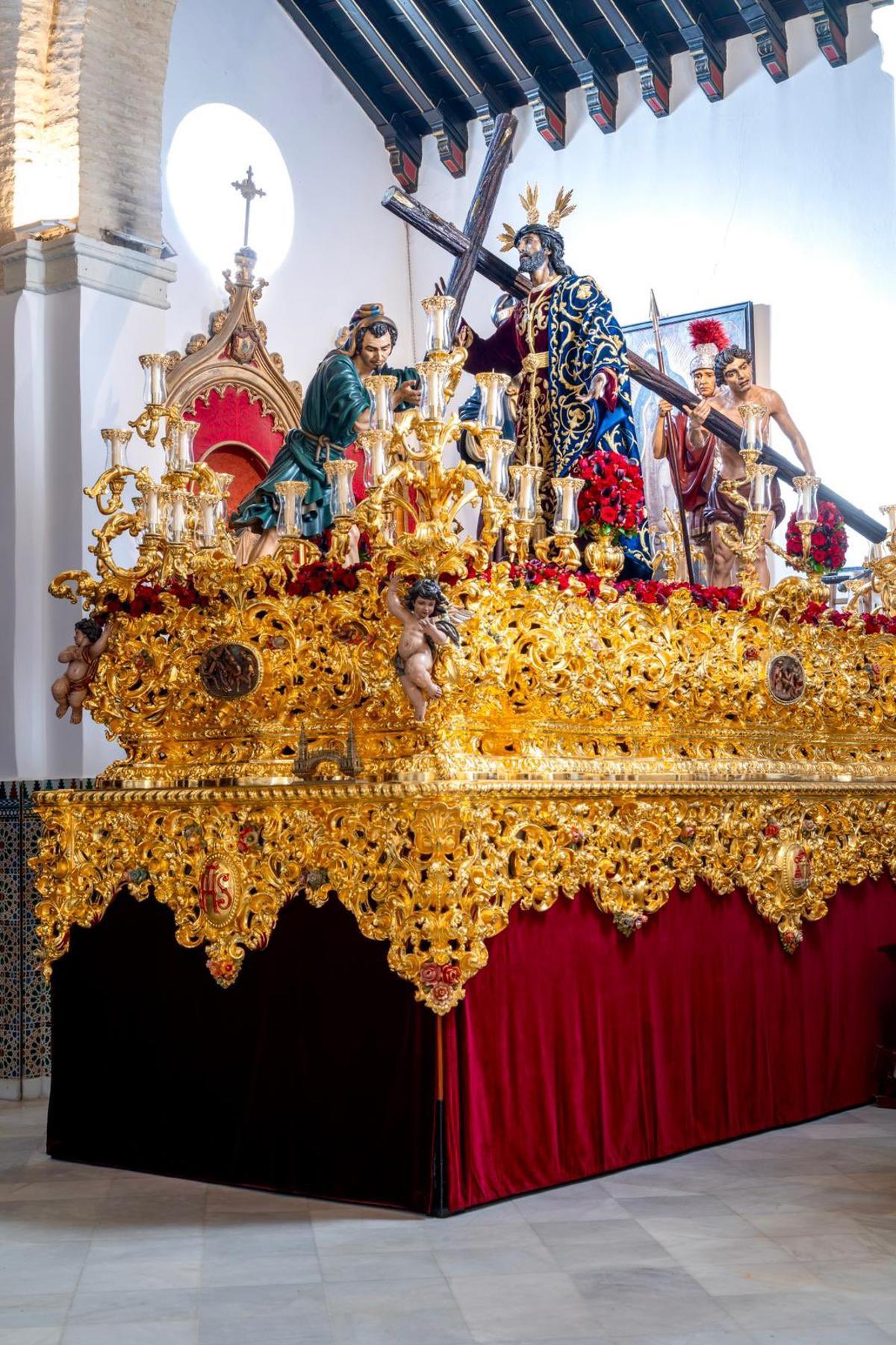 El paso de misterio de la Hermandad de la Paz el pasado Domingo de Ramos.