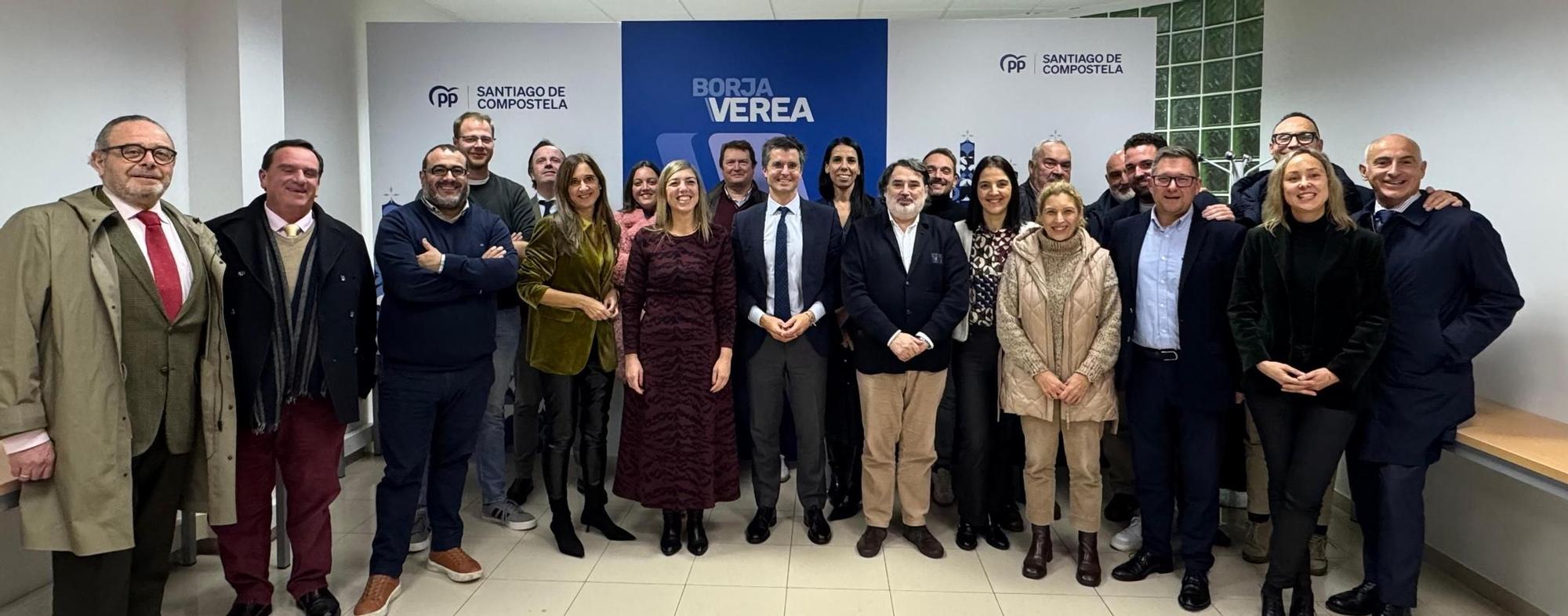 Verea insistió en sus críticas a Sanmartín tras el Comité Executivo del PP de Santiago, celebrado ayer