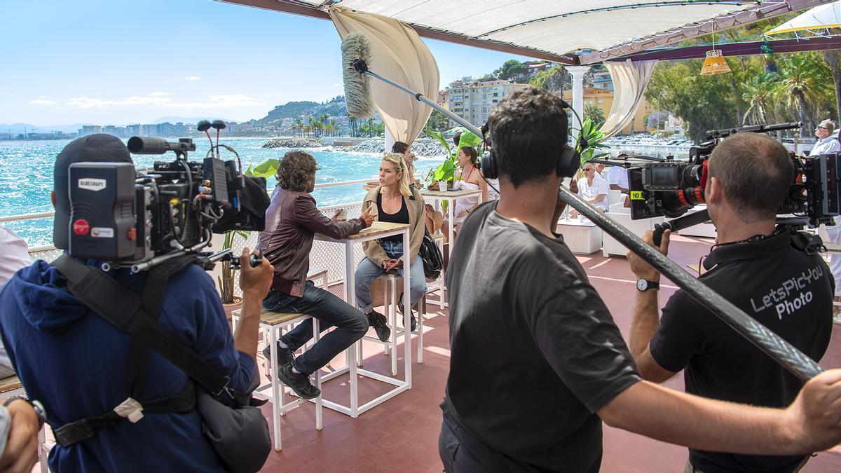 Serie 'Malaka' en Balneario de los Baños del Carmen