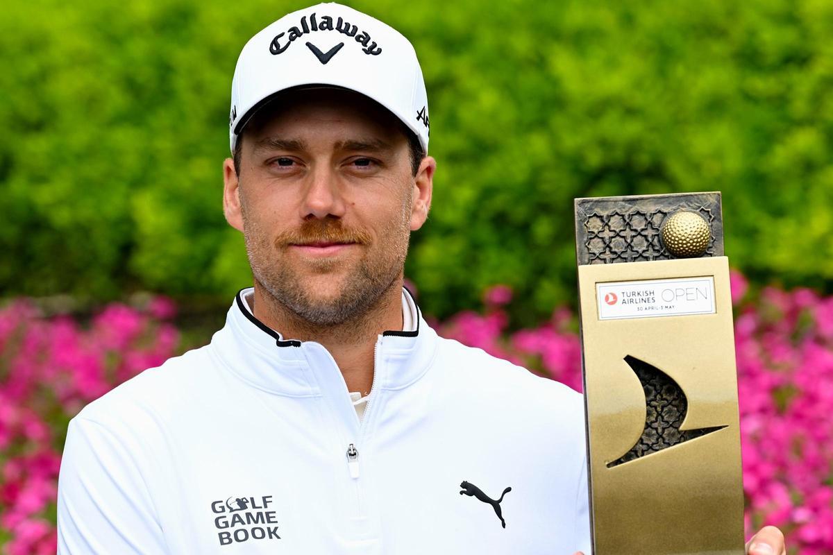 Mikael Lindberg celebró su primer título en el DP World Tour