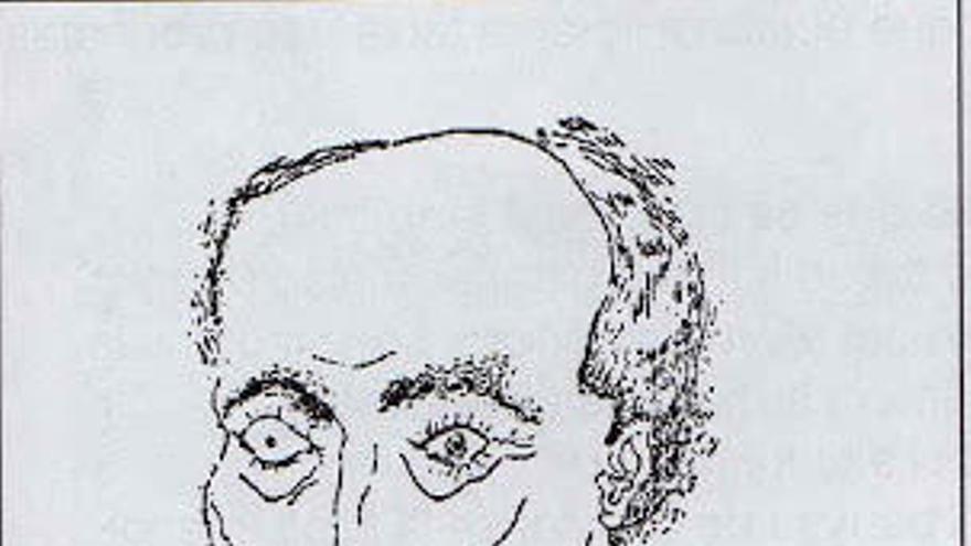 Pep Ventura pintat per Dalí