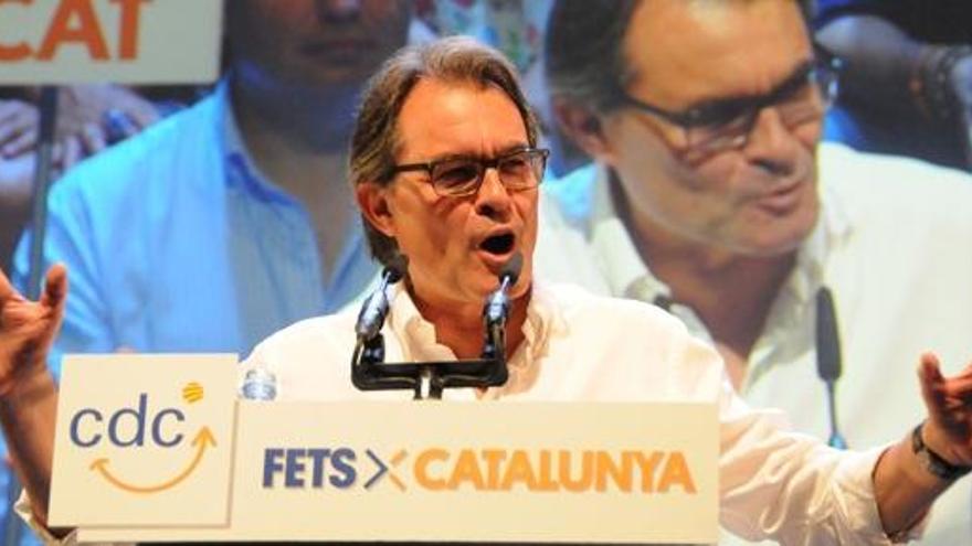 Artur Mas a l&#039;acte de CDC a Manresa.