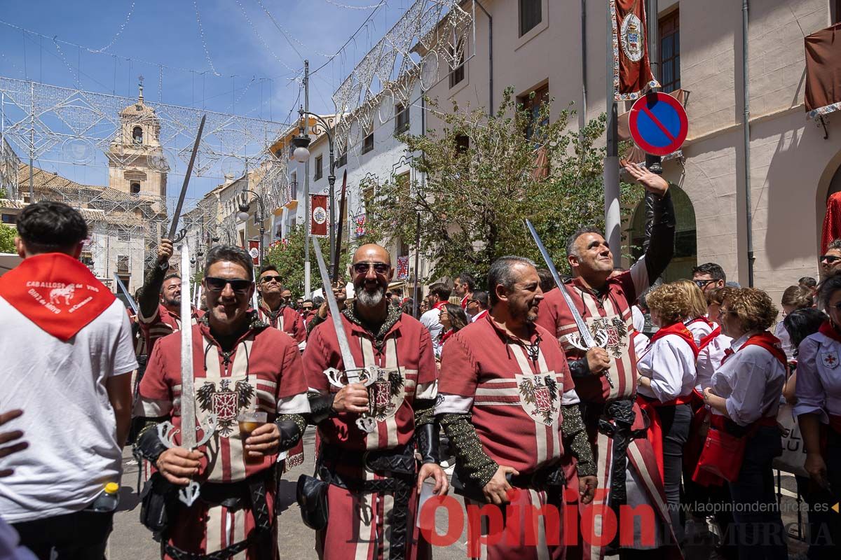 Moros y Cristianos en la mañana del dos de mayo en Caravaca
