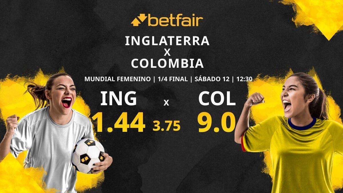 Inglaterra vs. Colombia: horario, TV, estadísticas, cuadro y pronósticos del Mundial Femenino
