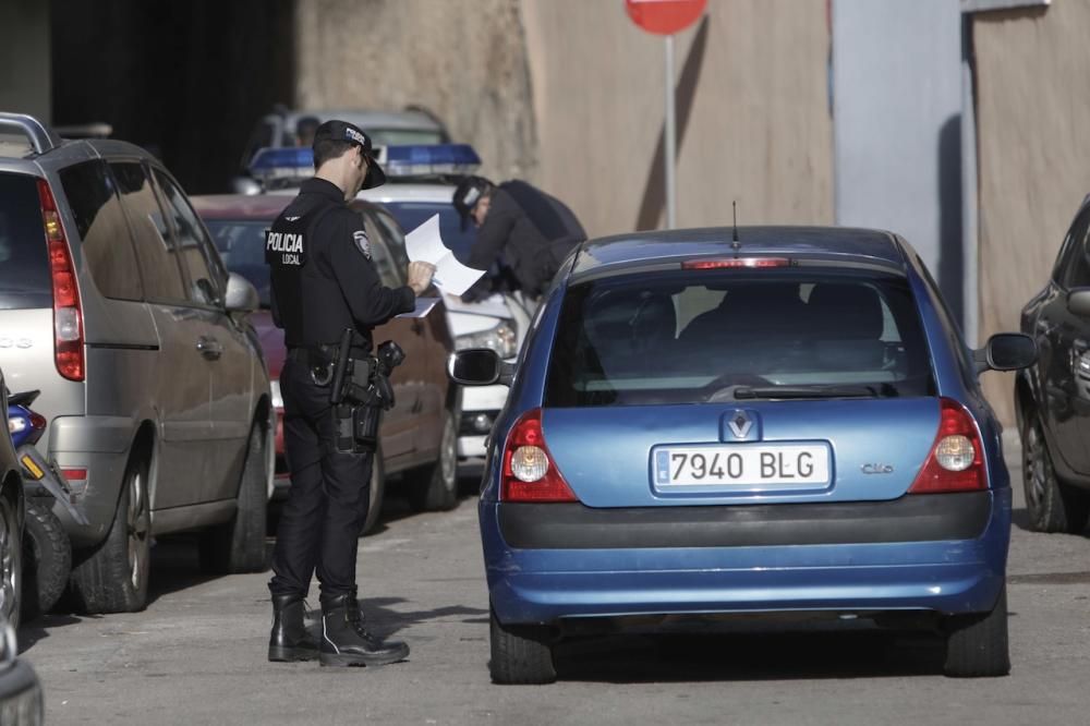 Retirados 90 coches en Son Gotleu