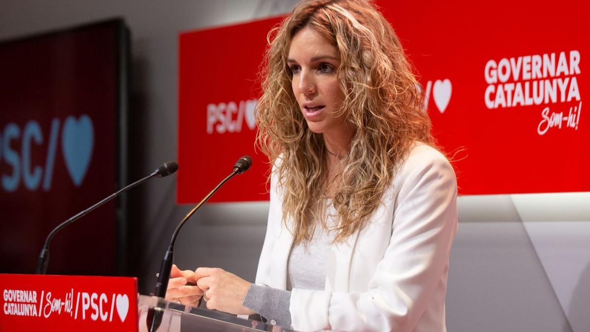 La nova portaveu del PSC, la santjoanenca Elia Tortolero, ahir | EP