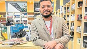 Alejandro Escalante, en la FIL de Guadalajara.