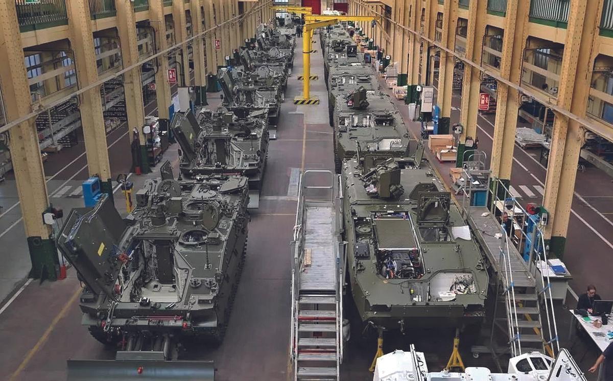 Una de las naves industriales que posee en España la empresa Santa Bárbara, firma que se instalará en Rabanales 21.