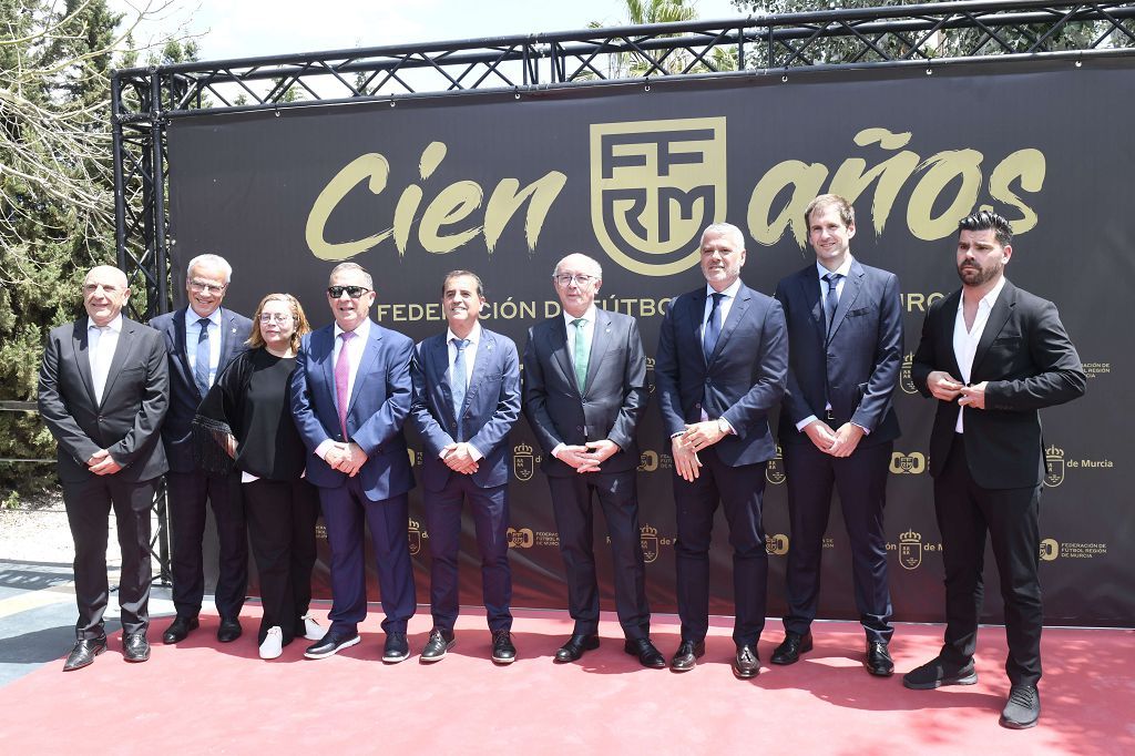 Las imágenes de la gala por los 100 años de la Federación Murciana de Fútbol