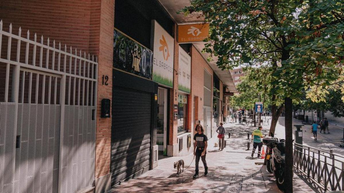 La calle de Nuestra Señora del Carmen, en la que se ubican los locales KLK y 4K, en Madrid.