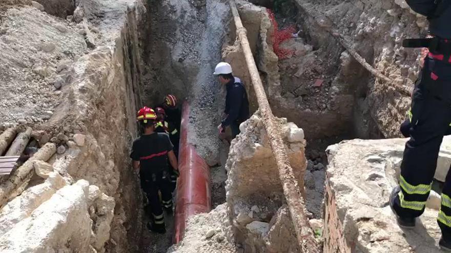 El Ayuntamiento estima que la entrada al refugio de la Guerra en Elche está a doce metros de profundidad