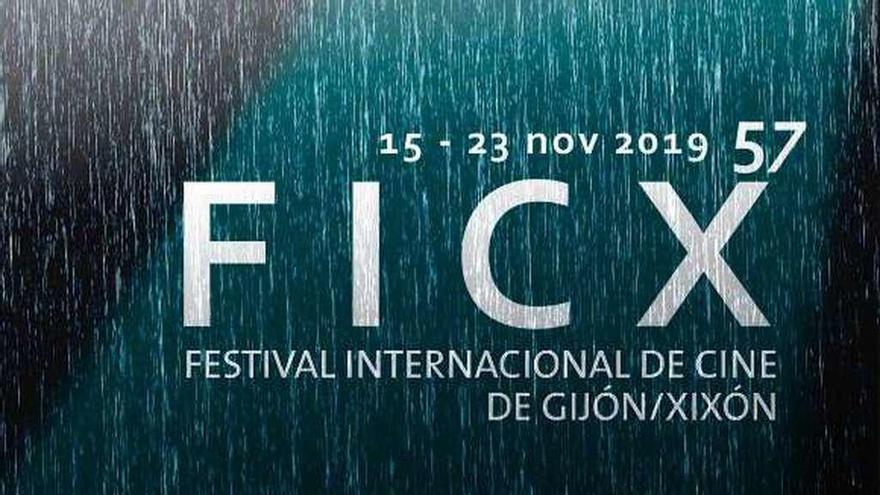 El cartel de César Sánchez para la 57.ª edición del FICX.