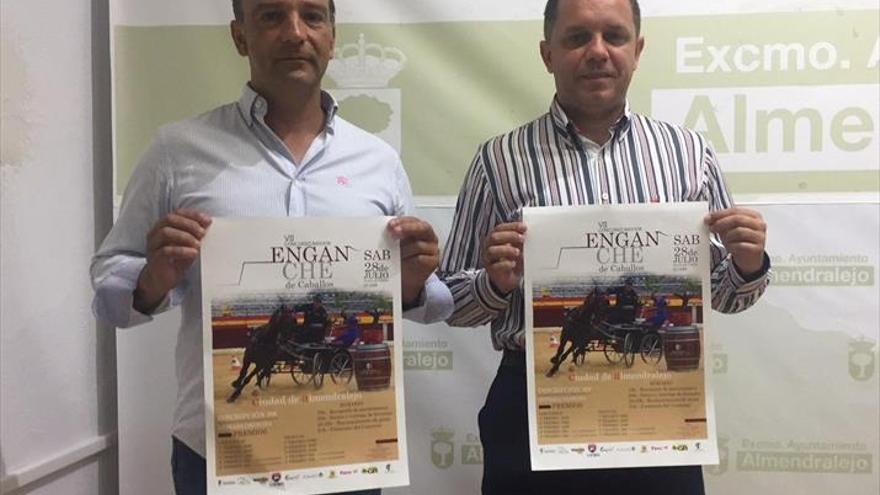 Una treintena de cocheros participan el día 28 en el concurso de enganche de caballos