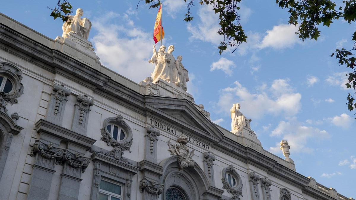Fachada del Tribunal Supremo.