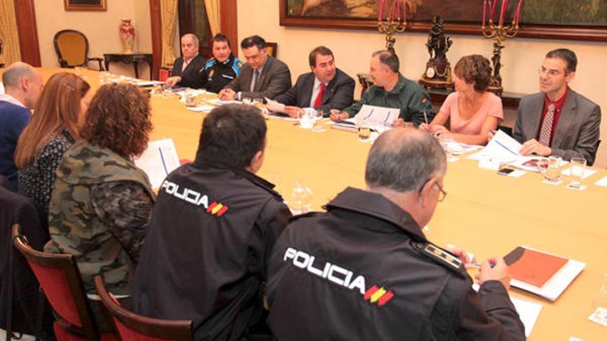 Junta de seguridad preparatoria de San Juan 2014.
