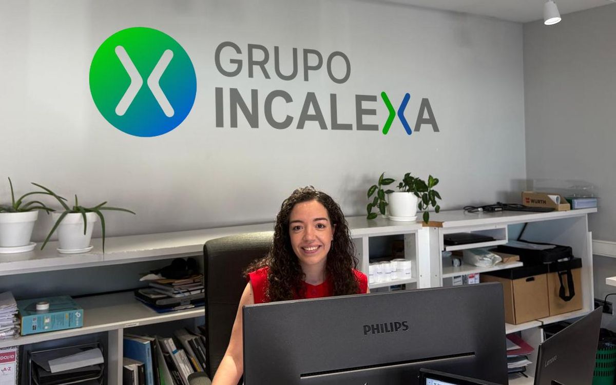 Patricia Manzano, responsable del proyecto, en el interior de las oficinas de Grupo Incalexa.