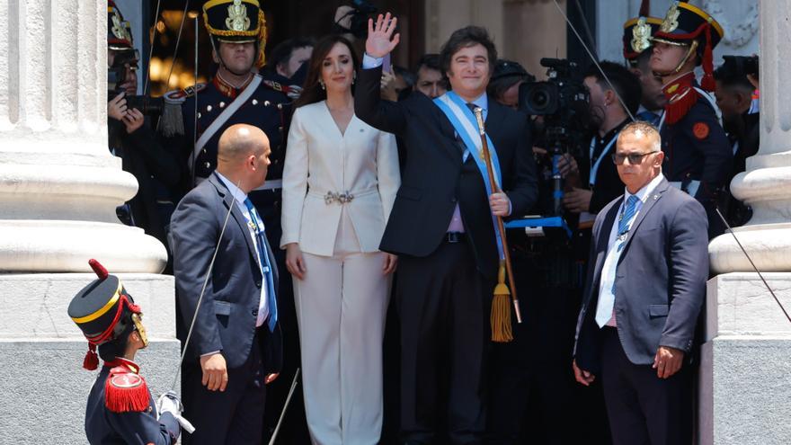 La toma de posesión de Javier Milei como presidente de Argentina, en imágenes