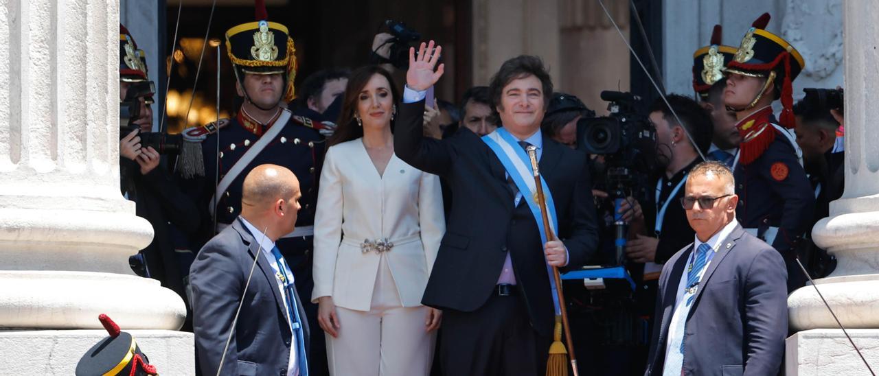 Javier Milei jura como presidente de Argentina