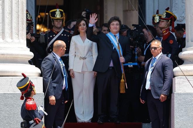 La toma de posesión de Javier Milei como presidente de Argentina, en imágenes