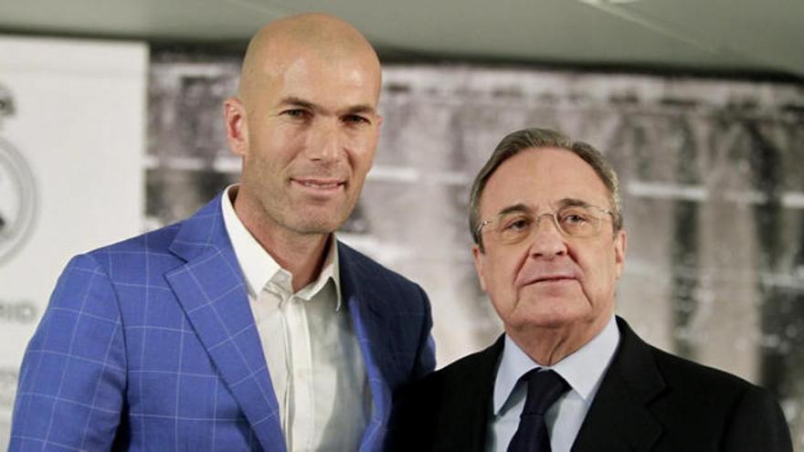 Florentino y Zidane.