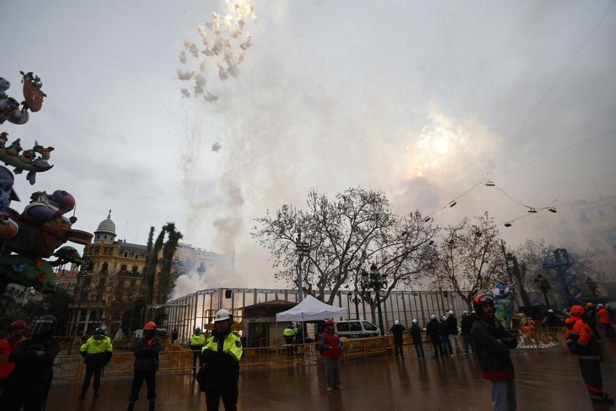 La mascletà del 17 de marzo, en imágenes