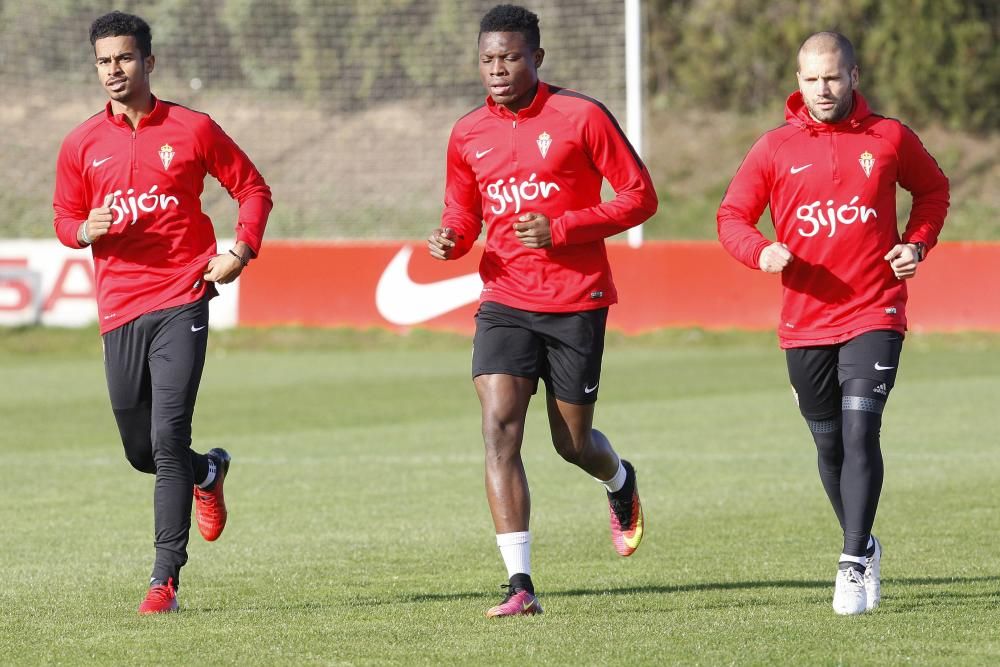 Entrenamiento del Sporting