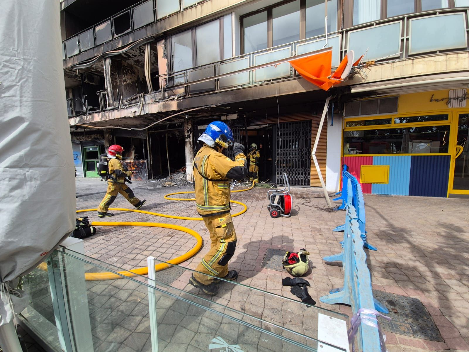 Incendio en un local del Paseo Marítimo de Palma