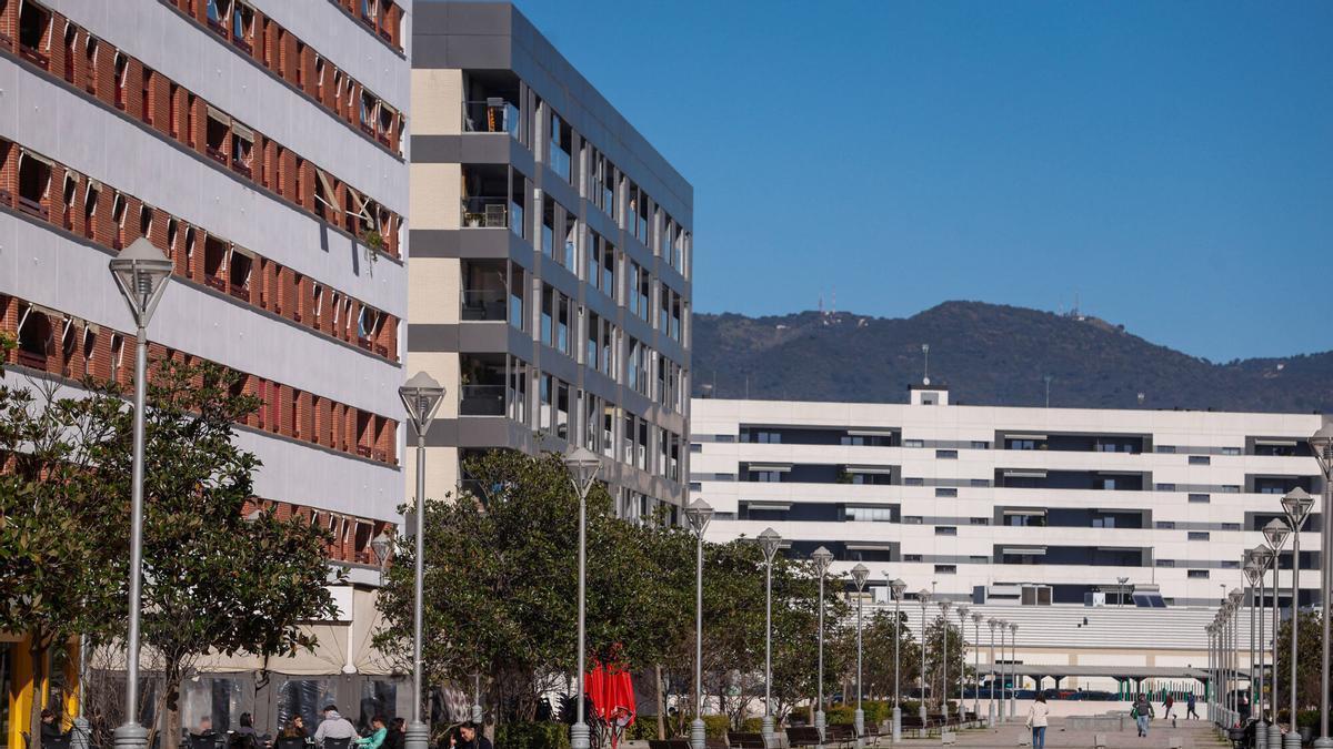 Viviendas y espacio público en la zona del Nuevo Zoco.