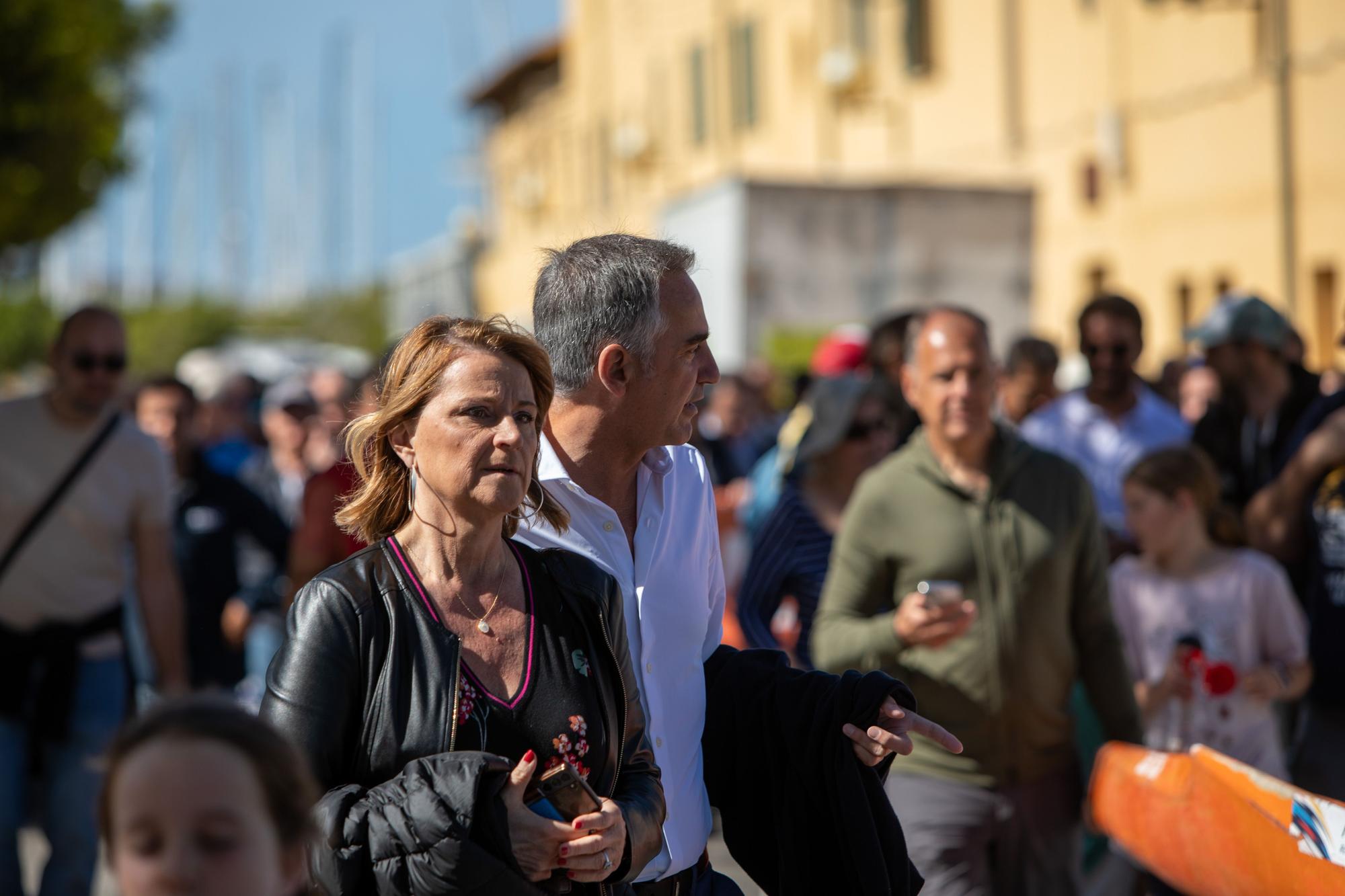 FOTOS: Manifestación para salvar al Real Club Náutico de Palma