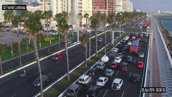 Accidente en la Avenida Marítima