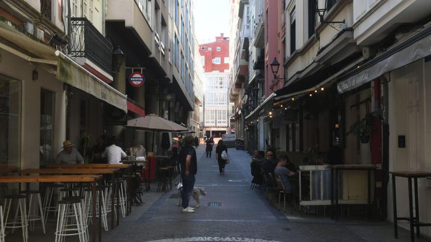 Calle Torreiro, donde fueron arrestados los sospechosos. |  // CARLOS PARDELLAS