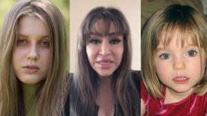 Julia Faustyna, Fia Johansson y Madeleine McCann, de izquierda a derecha. 