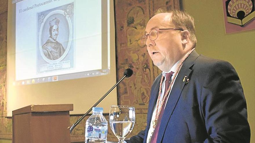 muñoz rojo ingresa en la real academia de córdoba con cardenal portocarrero