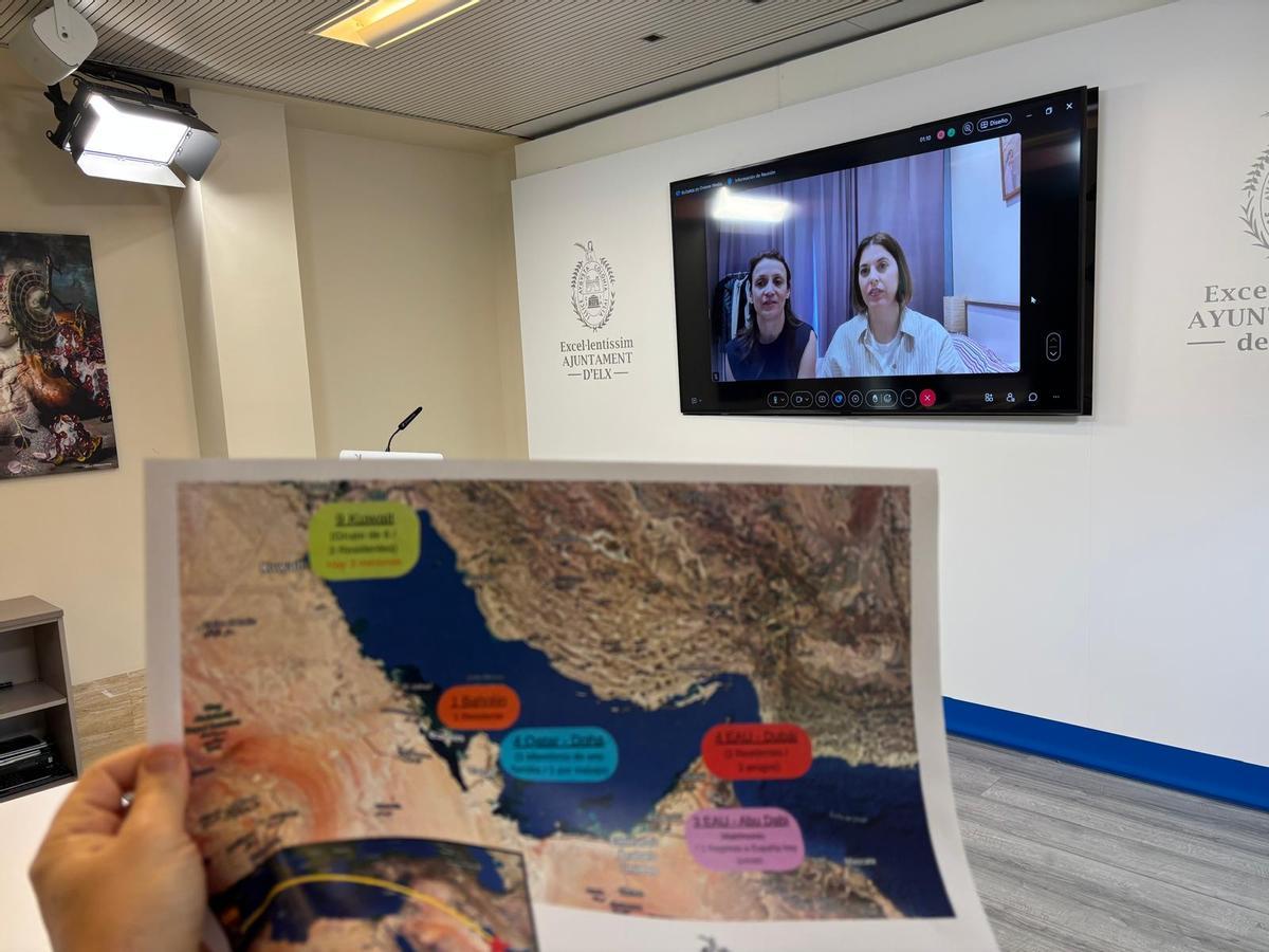 El Ayuntamiento de Elche cifra en 21 los ilicitanos que aún están en Oriente Medio, pero pronto serán 14 menos