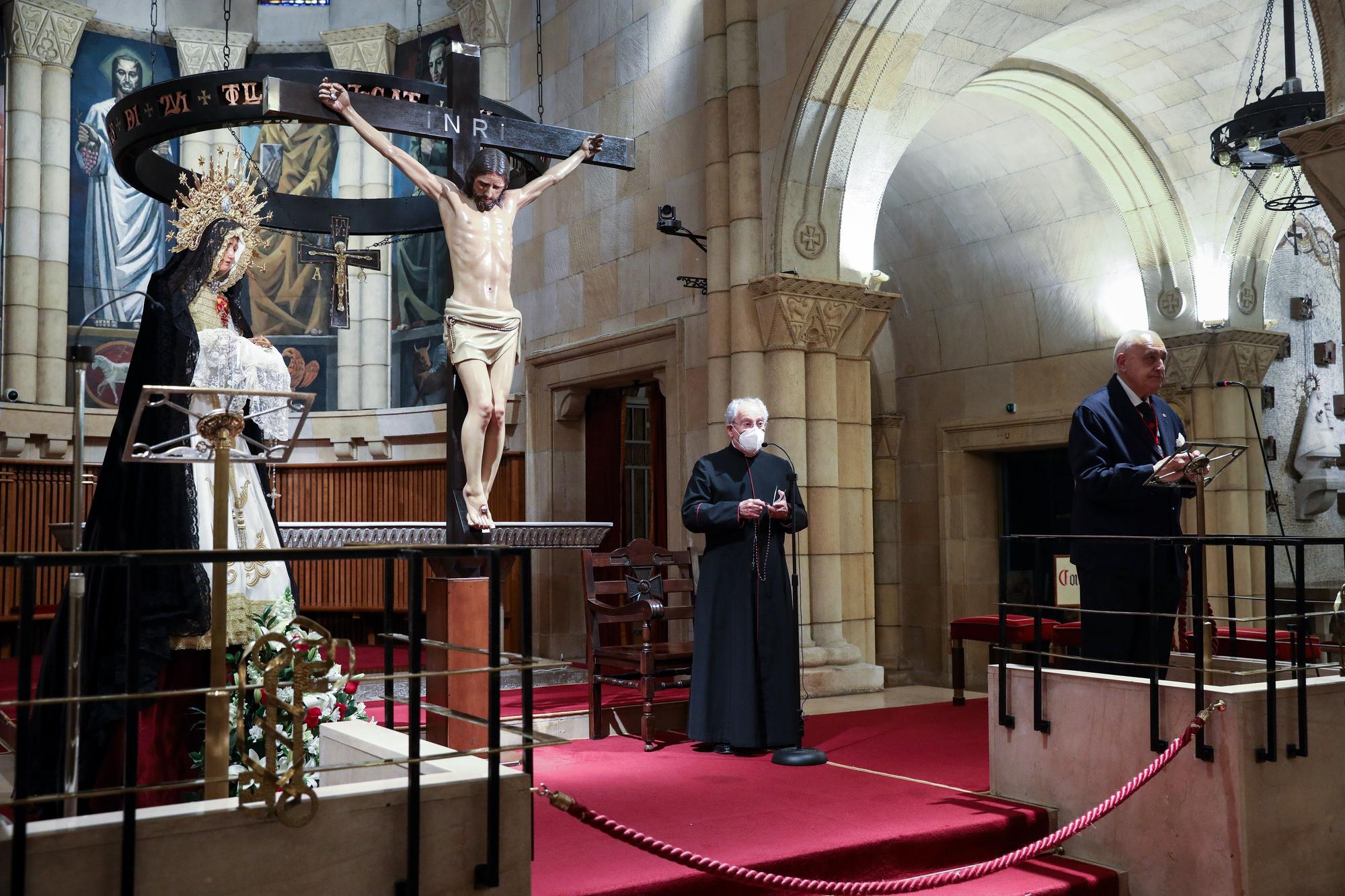 Celebración en San Pedro del rosario y acompañamiento a la Virgen de la Soledad