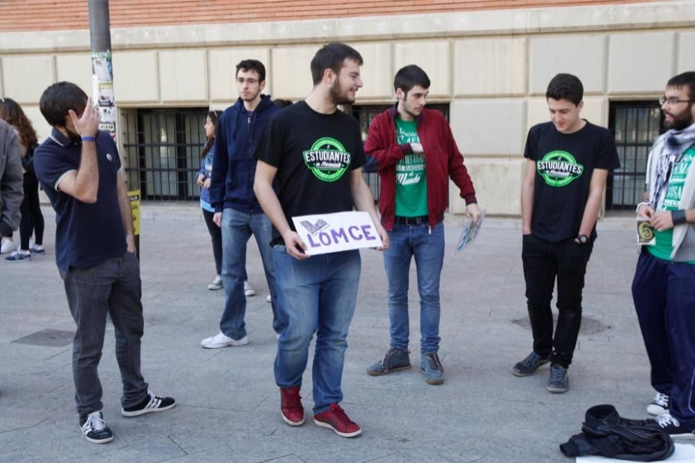 Manifestación en Murcia contra la Lomce