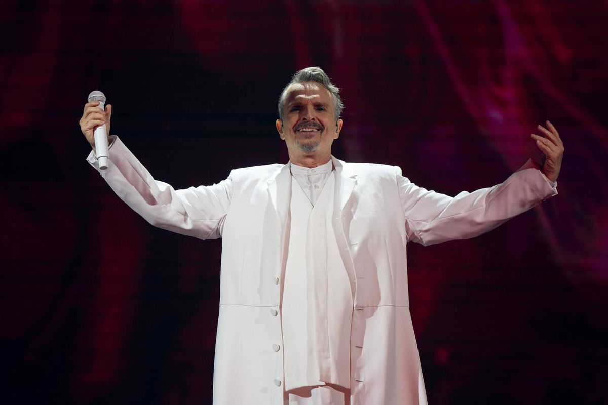 Concierto de Miguel Bosé en el Palau Sant Jordi