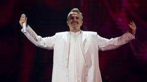 Concierto de Miguel Bosé en el Palau Sant Jordi, el pasado 3 de julio en Barcelona.