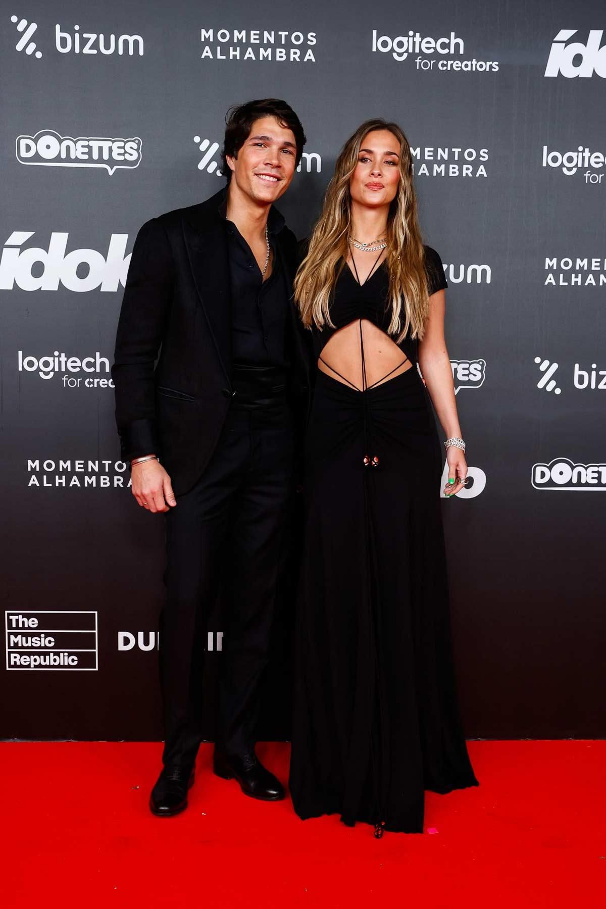 María Pombo, de Etro, y Pablo Castellano