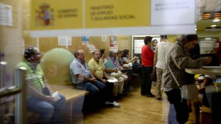 Una oficina del Servicio Público de Empleo.