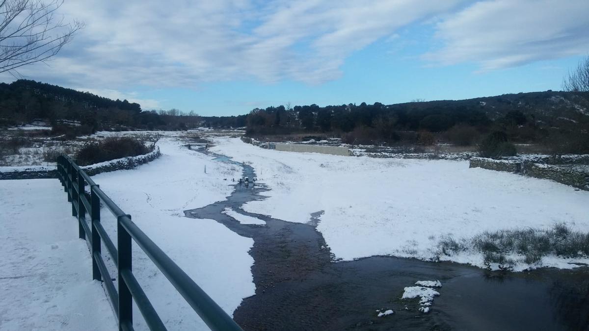 GALERÍA | La nieve del temporal Filomena llega a Aliste