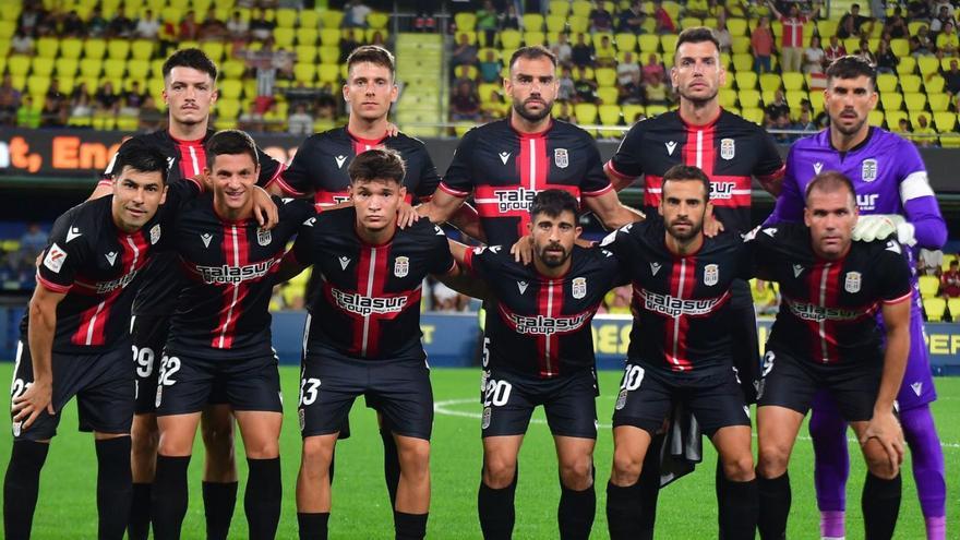 Once titular del FC Cartagena en el choque del pasado sábado en Villarreal. | PRENSA FC CARTAGENA