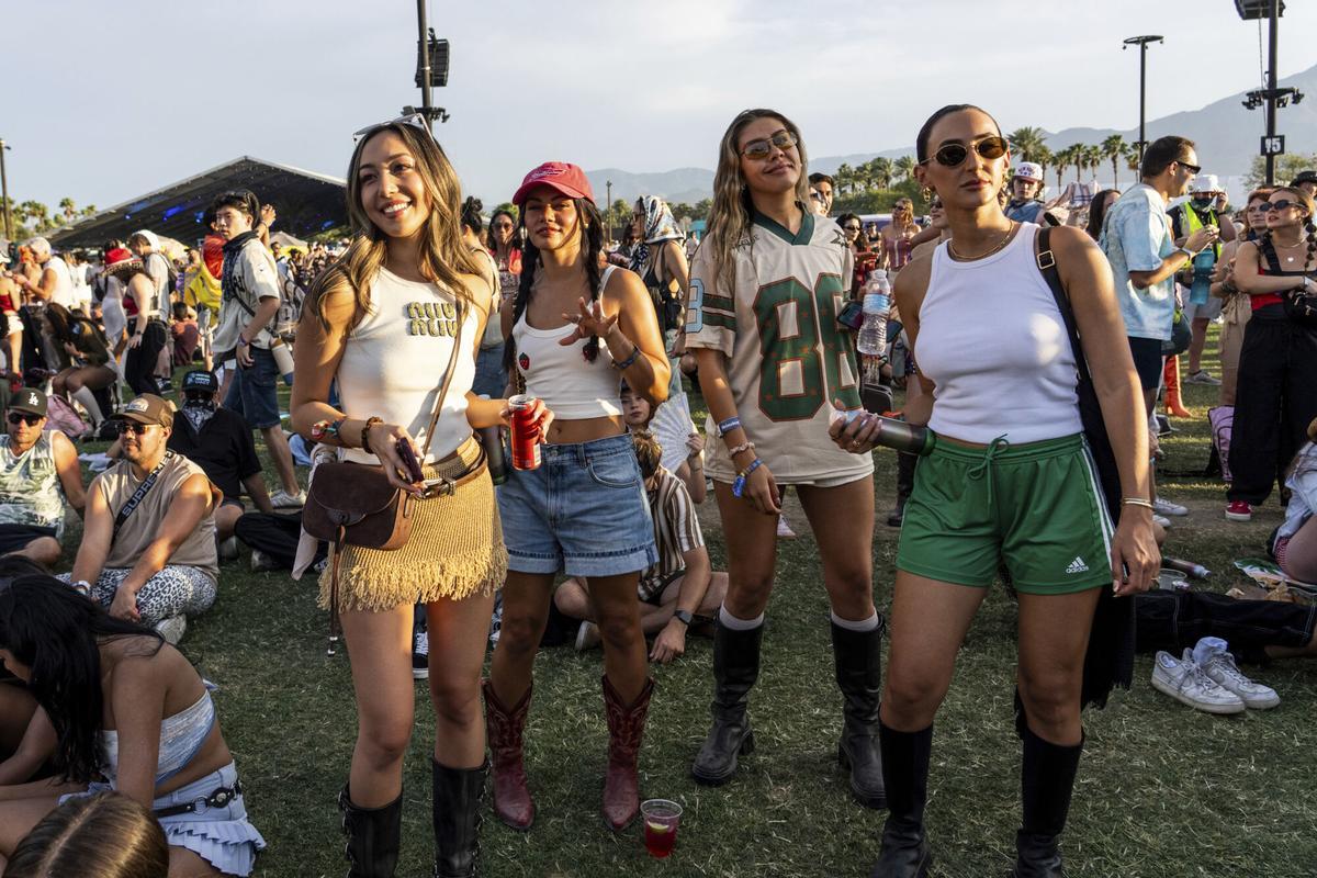 Asistentes de Coachella, este fin de semana en el festival.