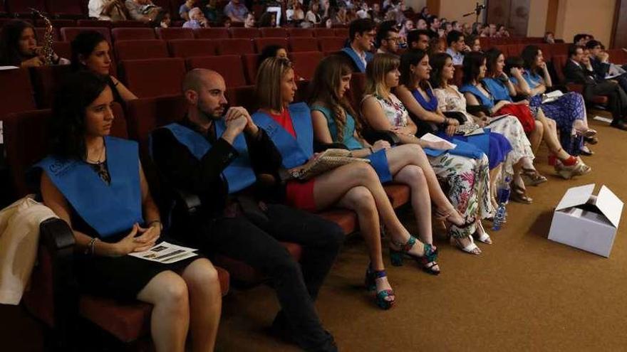 Un momento del acto de graduación de los alumnos del Conservatorio Superior de Música. // Ricardo Grobas