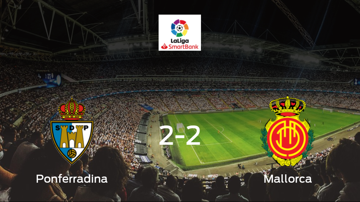 La SD Ponferradina y el Mallorca empatan 2-2 y se reparten los puntos