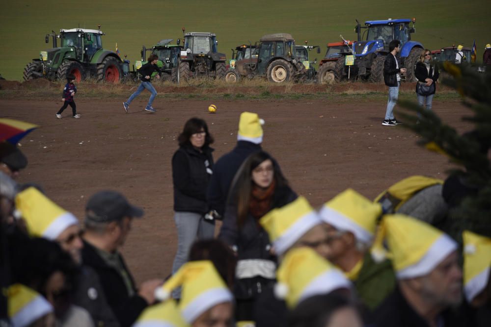 Tractorada a Lledoners.